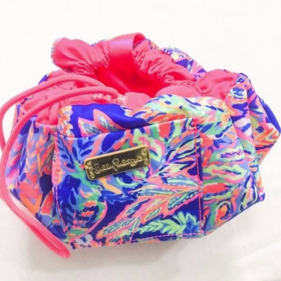 Lilly Pulitzer Handbags - Lilly Pulitzer Sunset Safari Drawstring Pouch (LP)